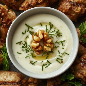 <img src="https://edalive.ru/wp-content/uploads/2026/09/belyj-sous.jpg" alt"Белый соус к мясу и шашлыку — сливочный, чесночный, с орехами" tile"Белый соус к мясу и шашлыку — сливочный, чесночный, с орехами">