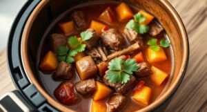Мясо с овощами