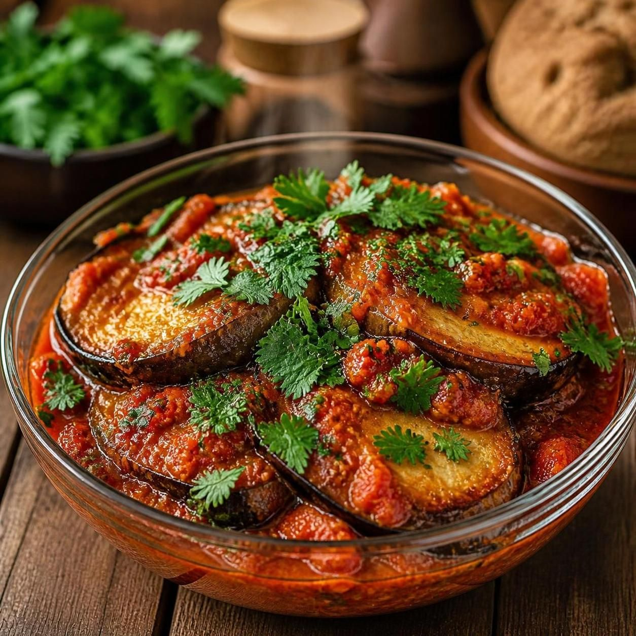 Синенькие в аджике — острая и ароматная закуска