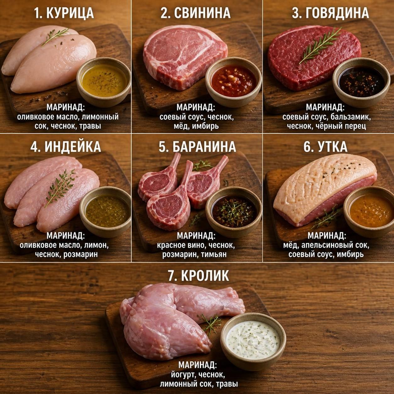 Вот какой маринад нужен именно твоему мясу