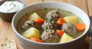 Суп с фрикадельками